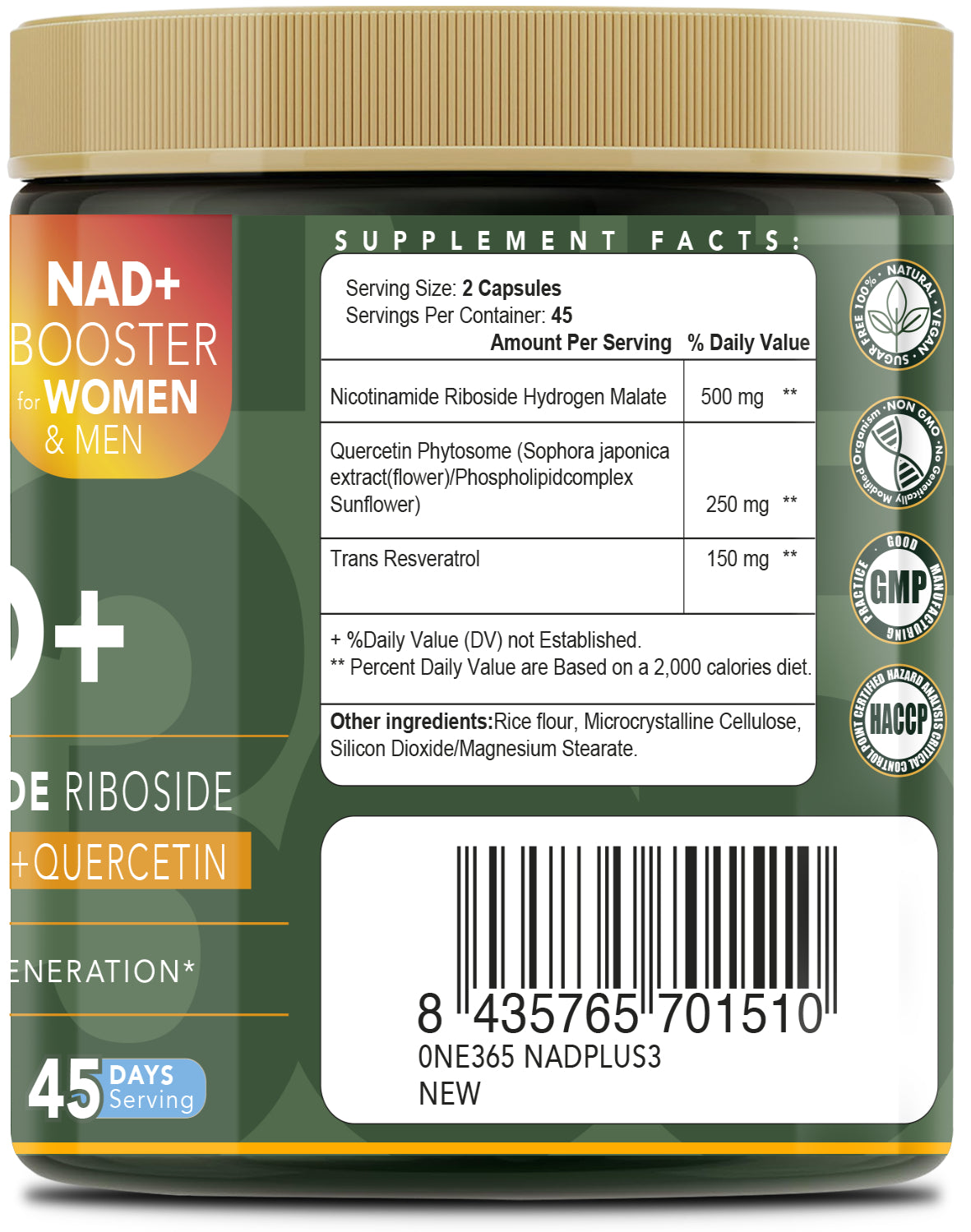 NAD + Supplement Liposomal