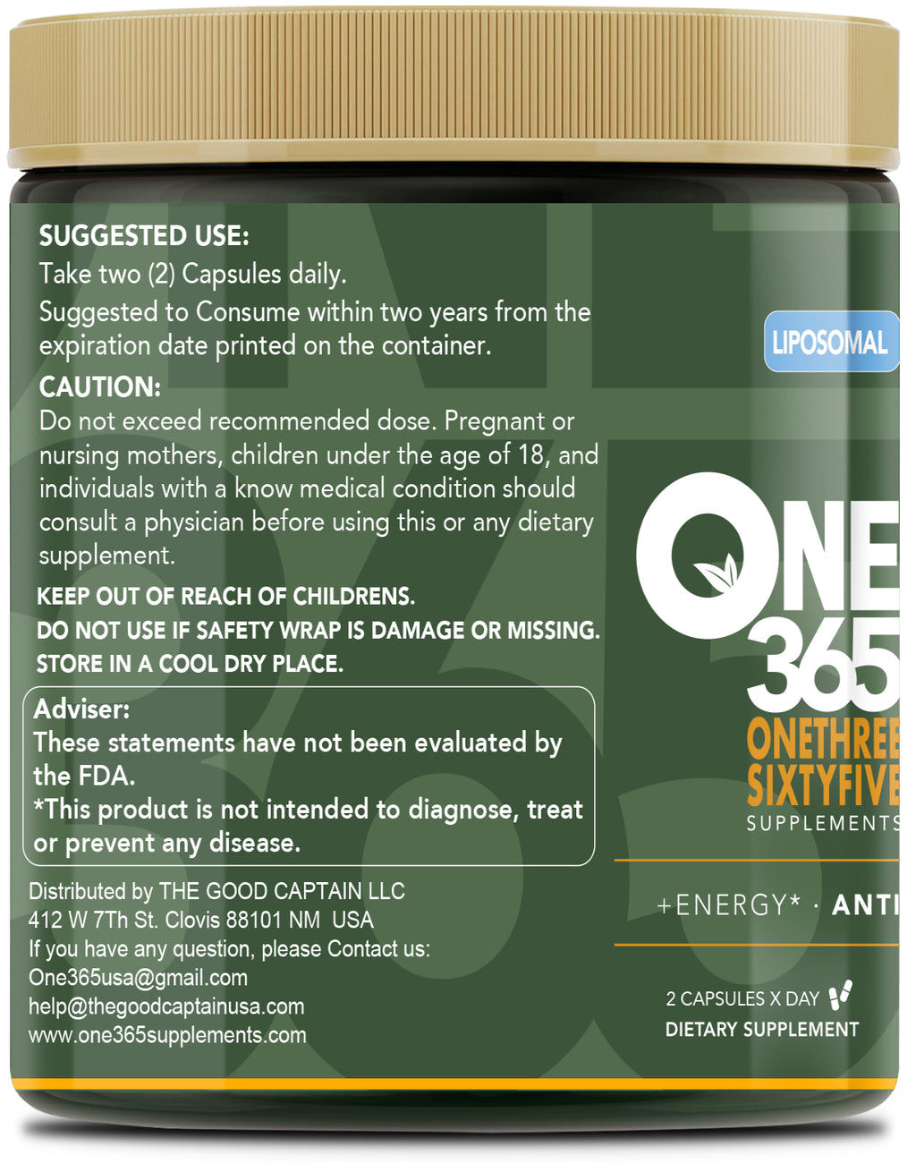 NAD + Supplement Liposomal